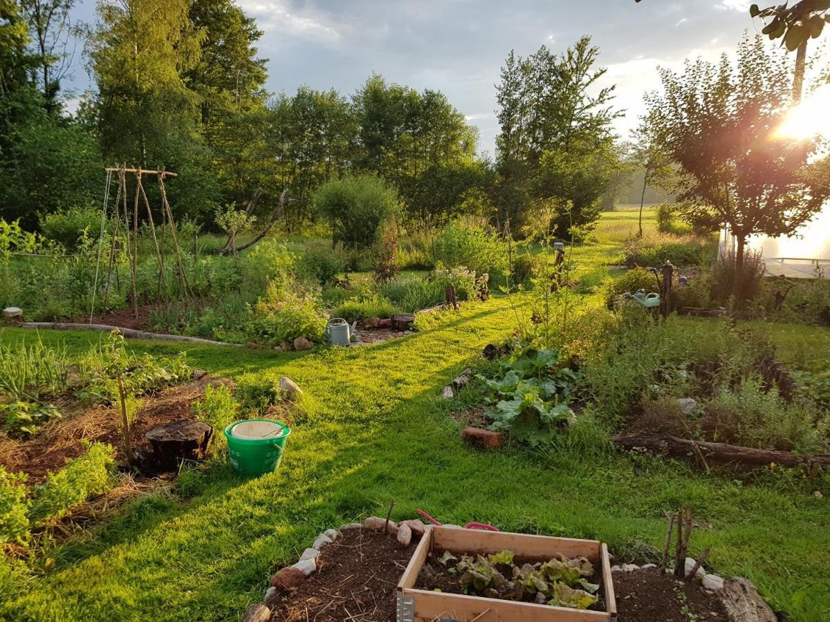 Le Jardin Des Gouttes Bed and Breakfast Rougegoutte Exteriör bild